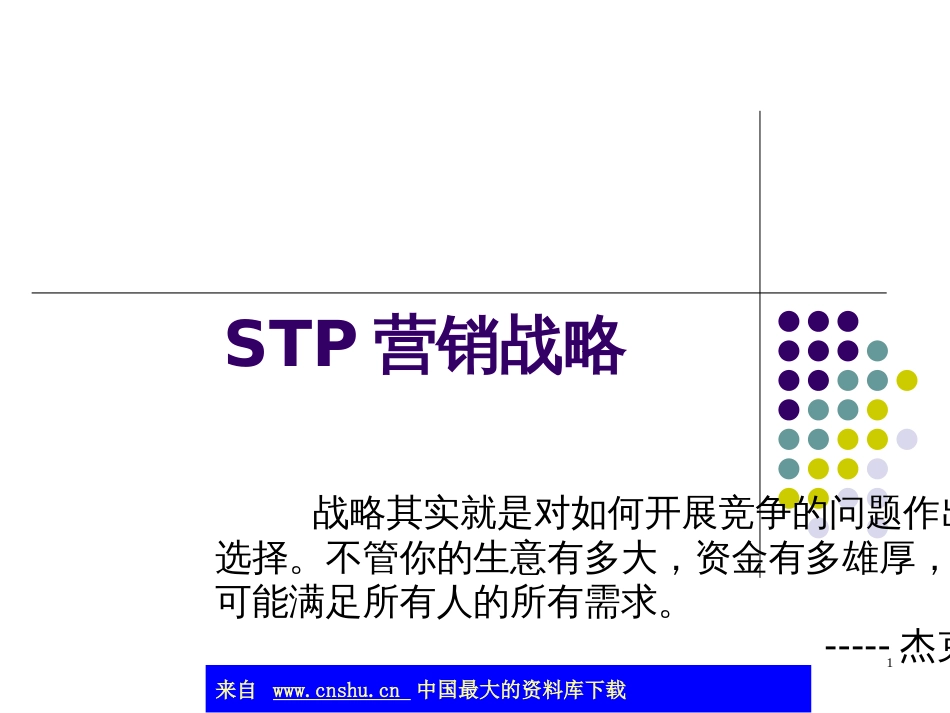 abz_STP营销战略-市场细分战略(ppt 70)_第1页