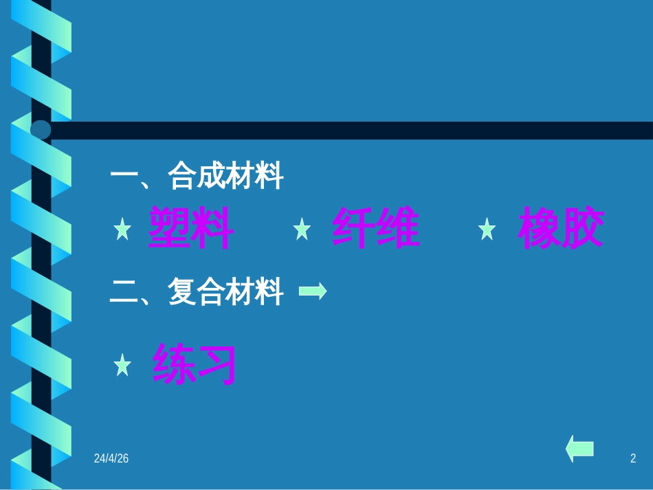 【化学】34《塑料、纤维和橡胶》课件(新人教版选修1)_第2页