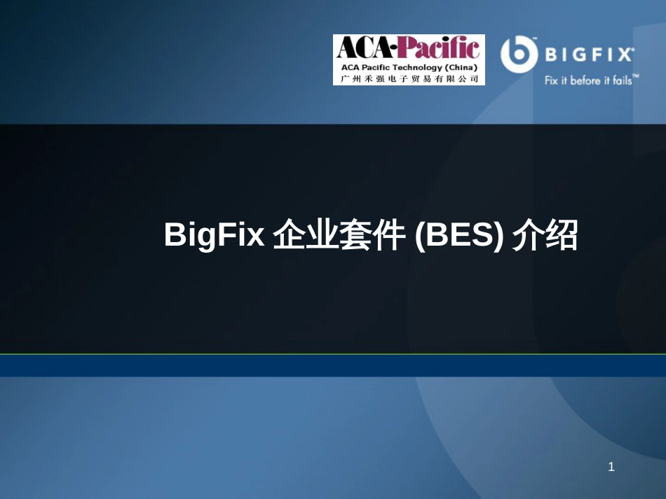 BigFix产品介绍_第1页