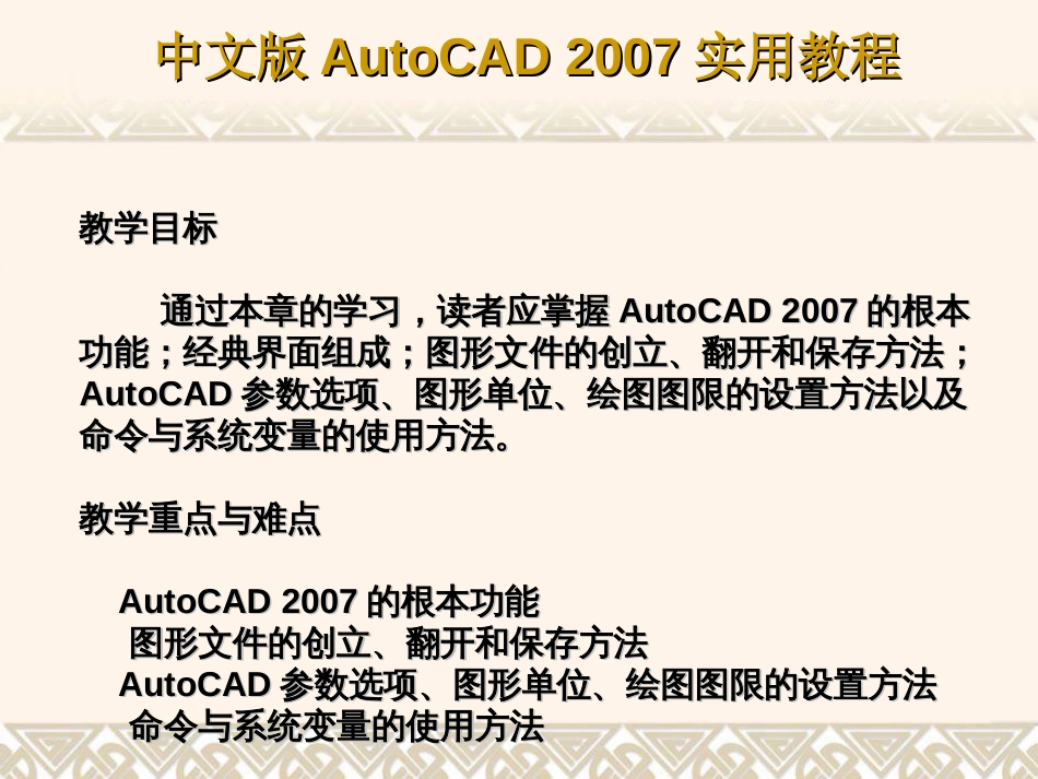 autocad2007入门基础教程_第2页