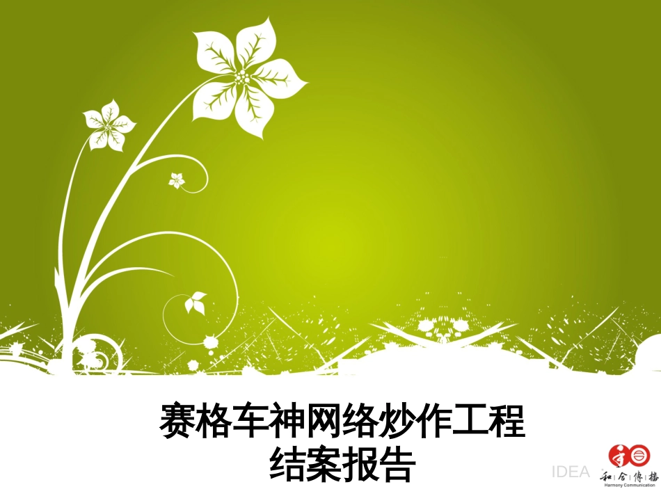 6-15赛格车神网络炒作项目结案报告_第1页