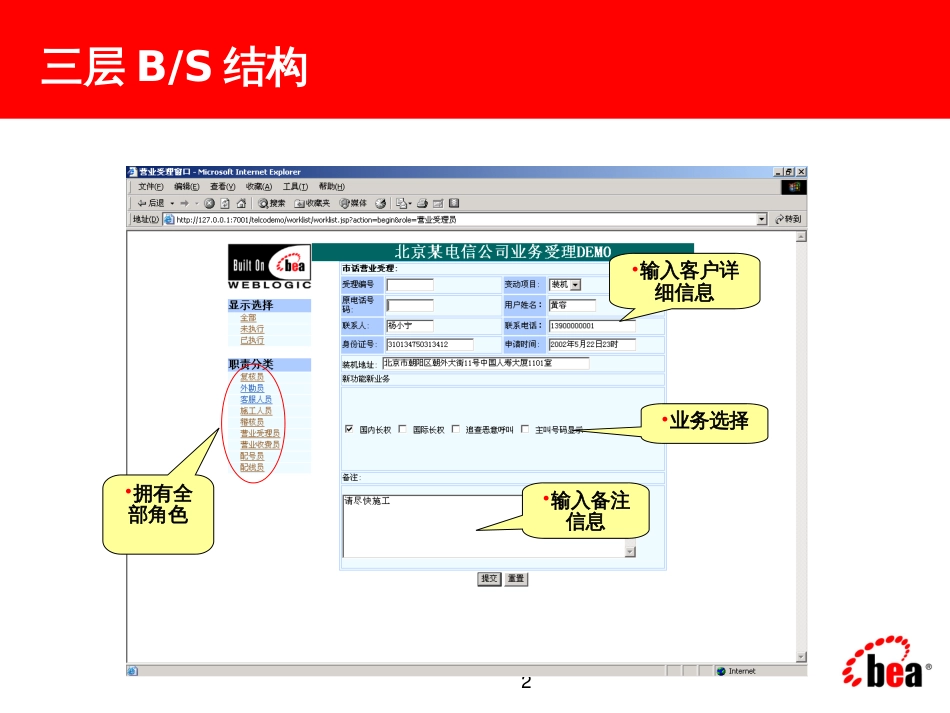 BEA电信综合业务管理系统(1)_第2页