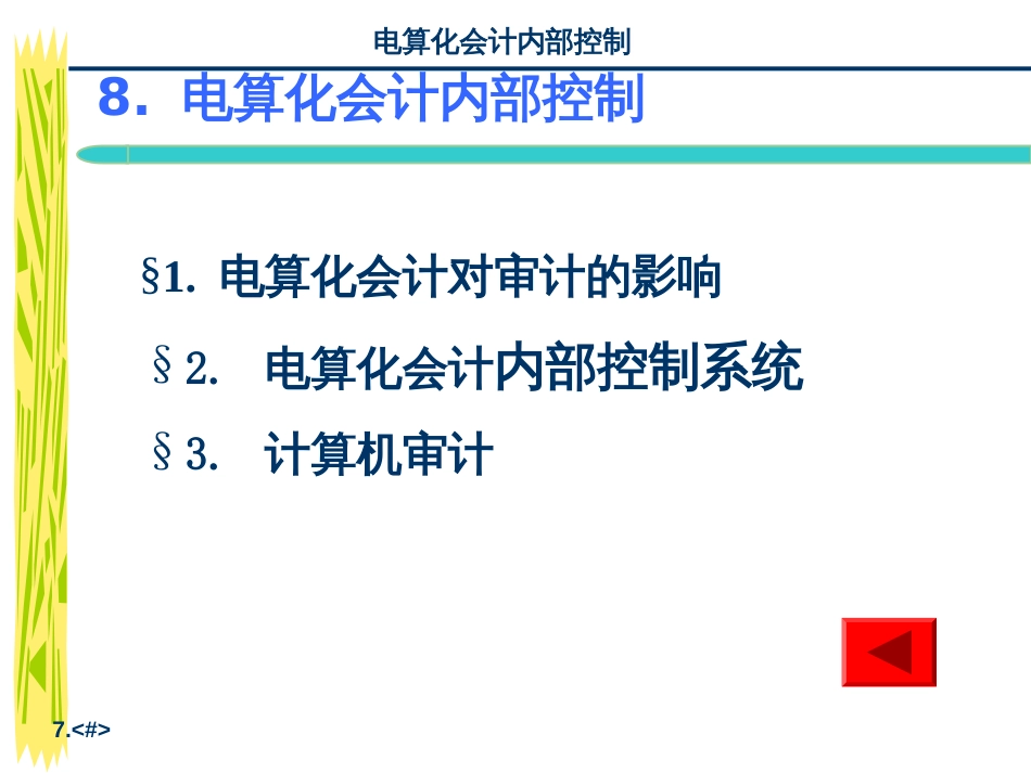 8-1会计电算化内部控制_第1页