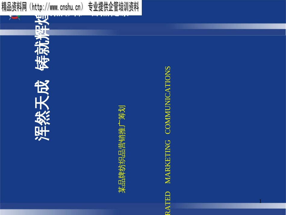 acm_1216_某品牌纺织品营销推广策划(PPT49页)_第1页