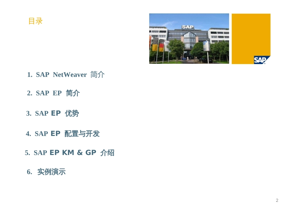 1_SAP NetWeaver EP 简介_第2页