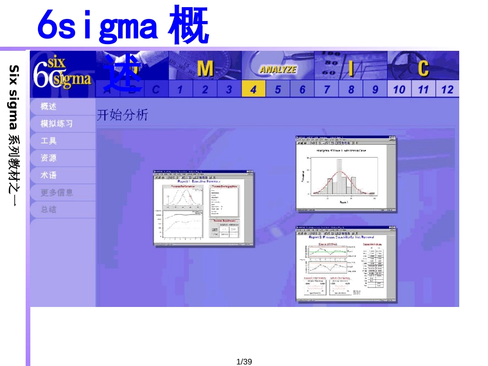 6SIGMA概述(PPT 39页)_第1页