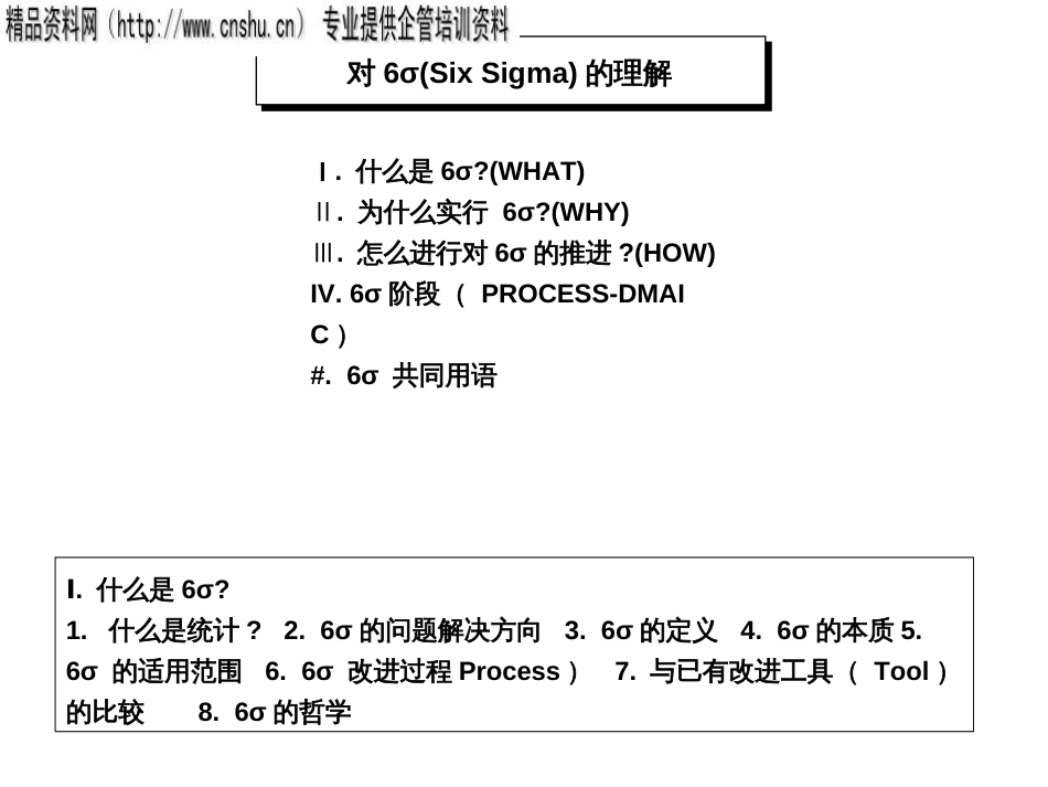 6SIGMA概述(PPT 39页)_第2页