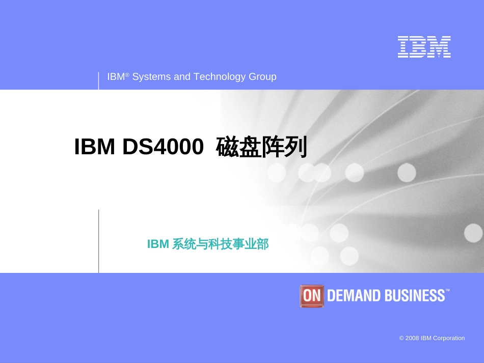 DS4000 存储产品介绍_第1页