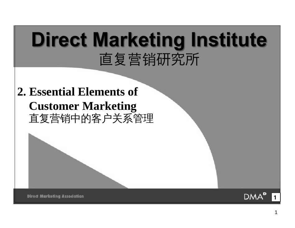 2、直复营销中的客户关系管理(定稿)_第1页