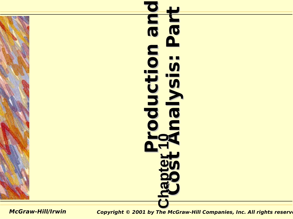 andCostAnalysisPartII(M-Grow-Hill,微观经济学_第1页