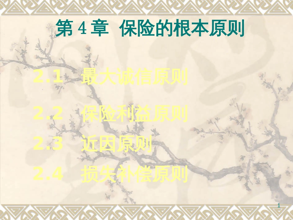 4保险的基本原则_第1页