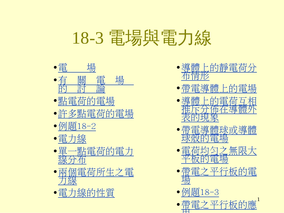 18-3电场与电力线_第1页