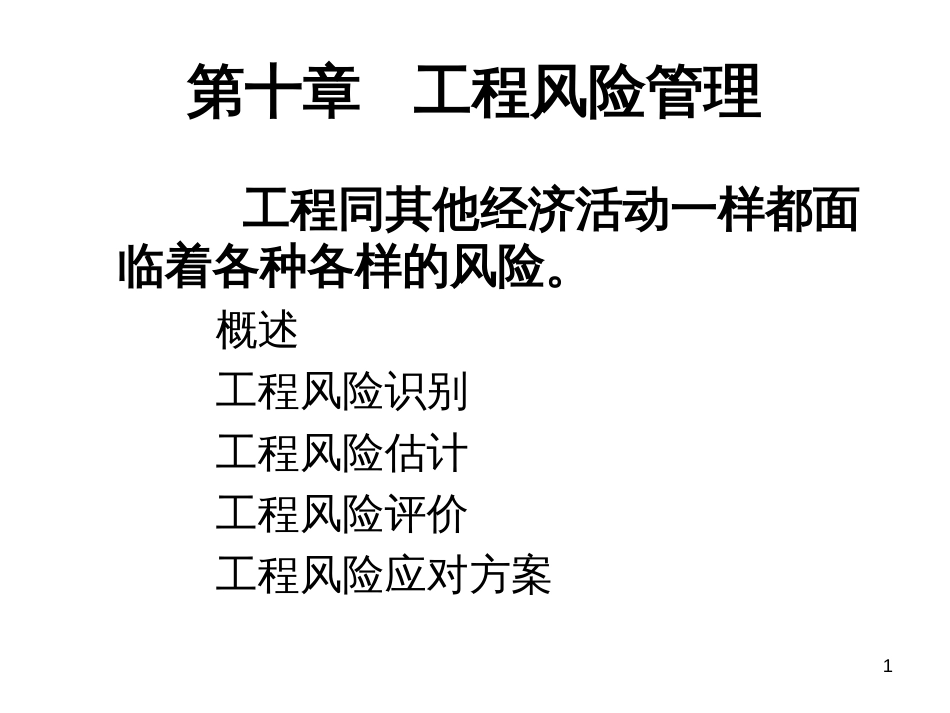 10项目风险管理_第1页
