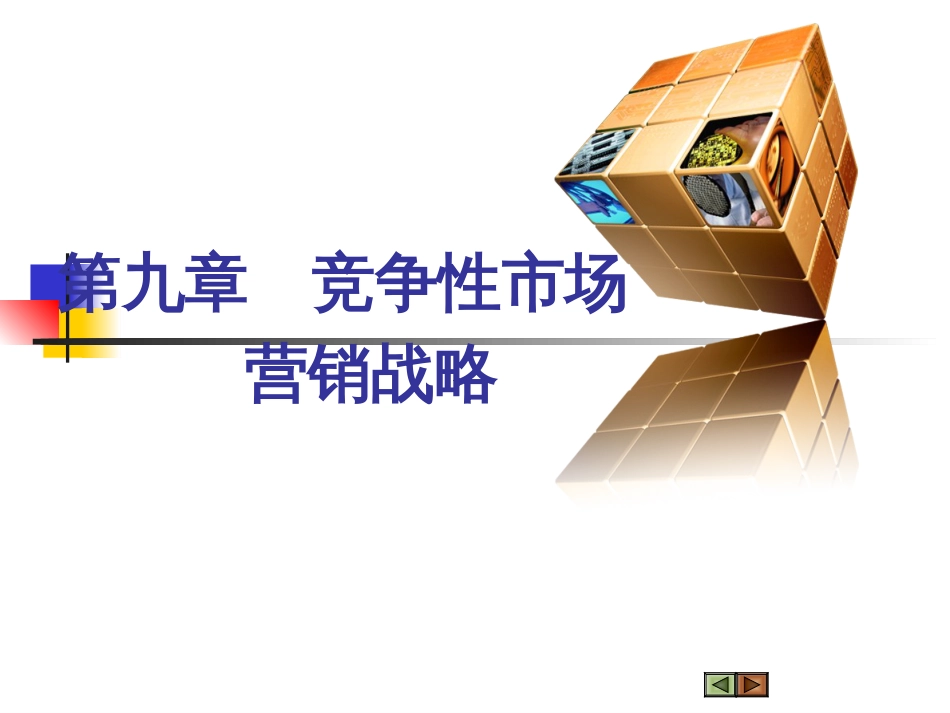 Ch09竞争性市场营销战略_第1页