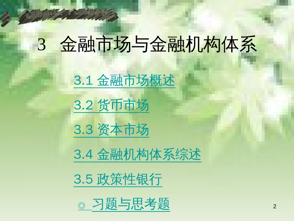 3金融市场与金融机构体系_第2页