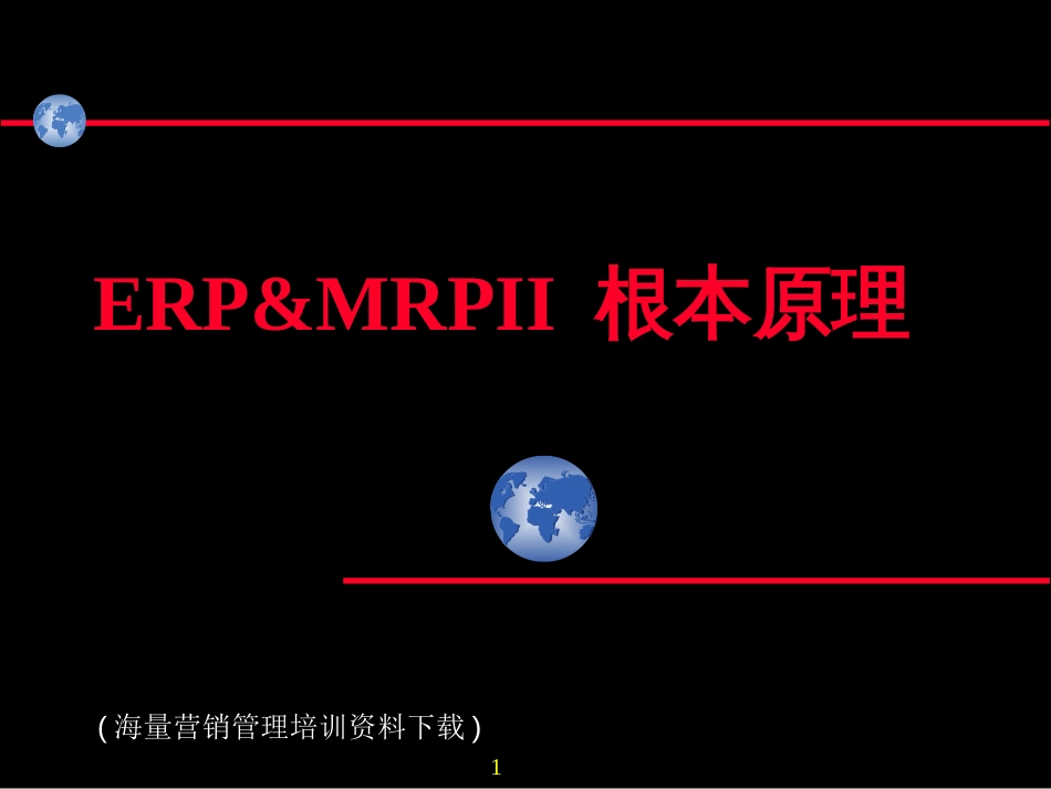ERPMRPII基本原理_第1页