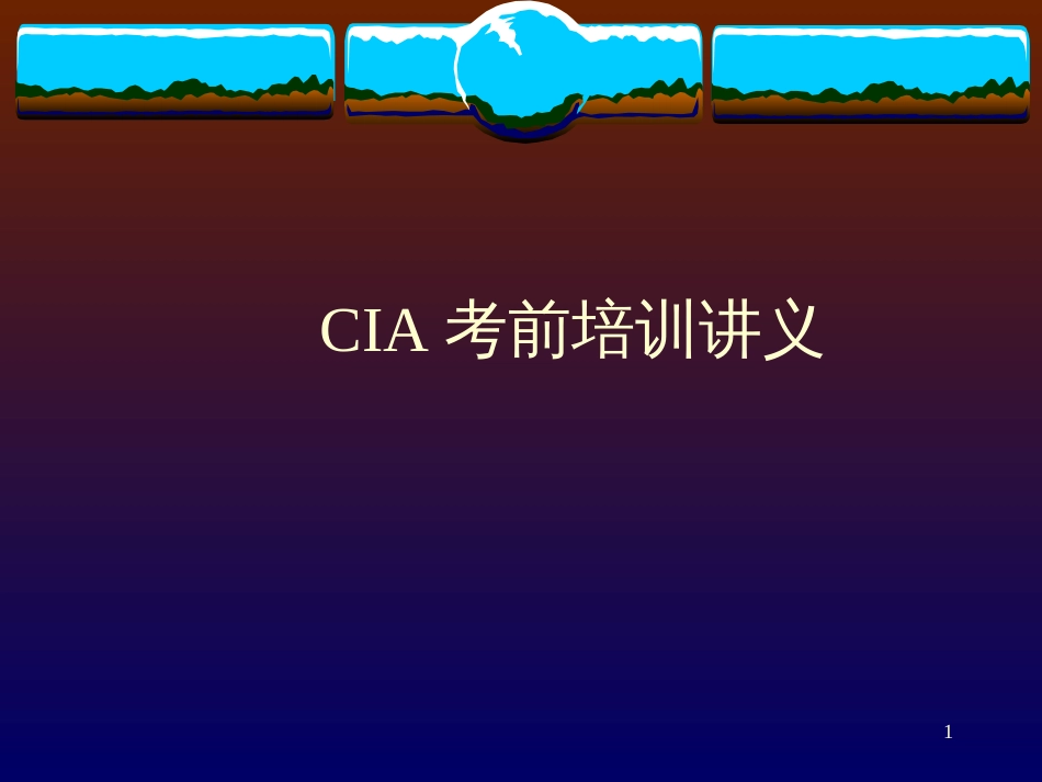 CIA考前培训讲义_第1页