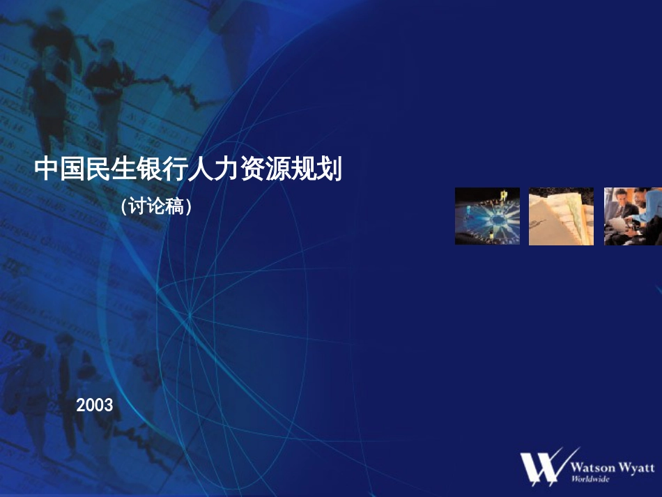 441华信惠悦民生银行人力资源规划_第1页