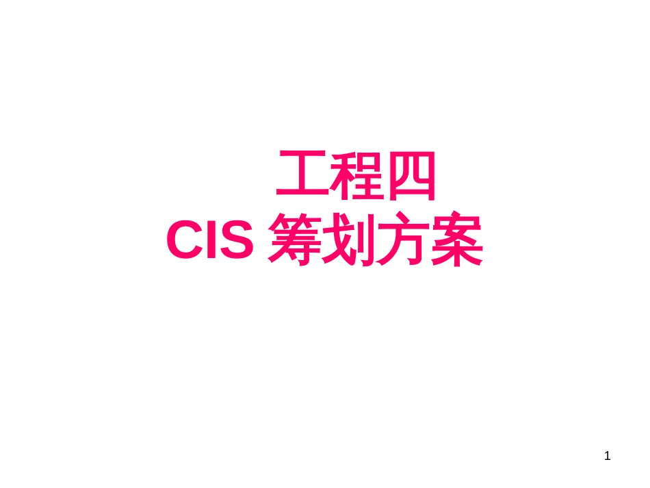 CIS策划方案1_第1页