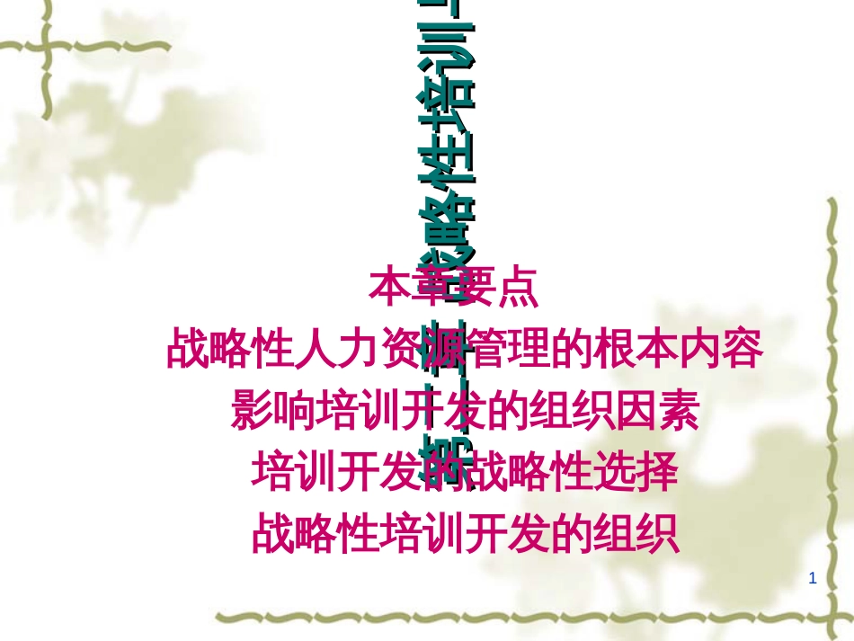 afterTANG战略性培训与开发_第1页
