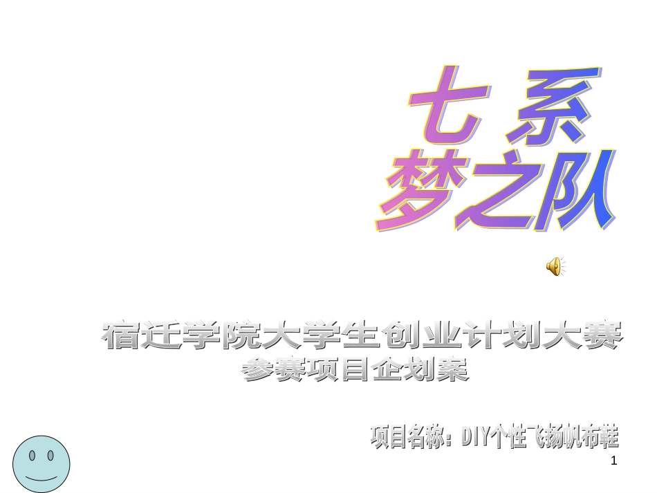 DIY个性飞扬帆布鞋创业计划大赛的策划书_第1页