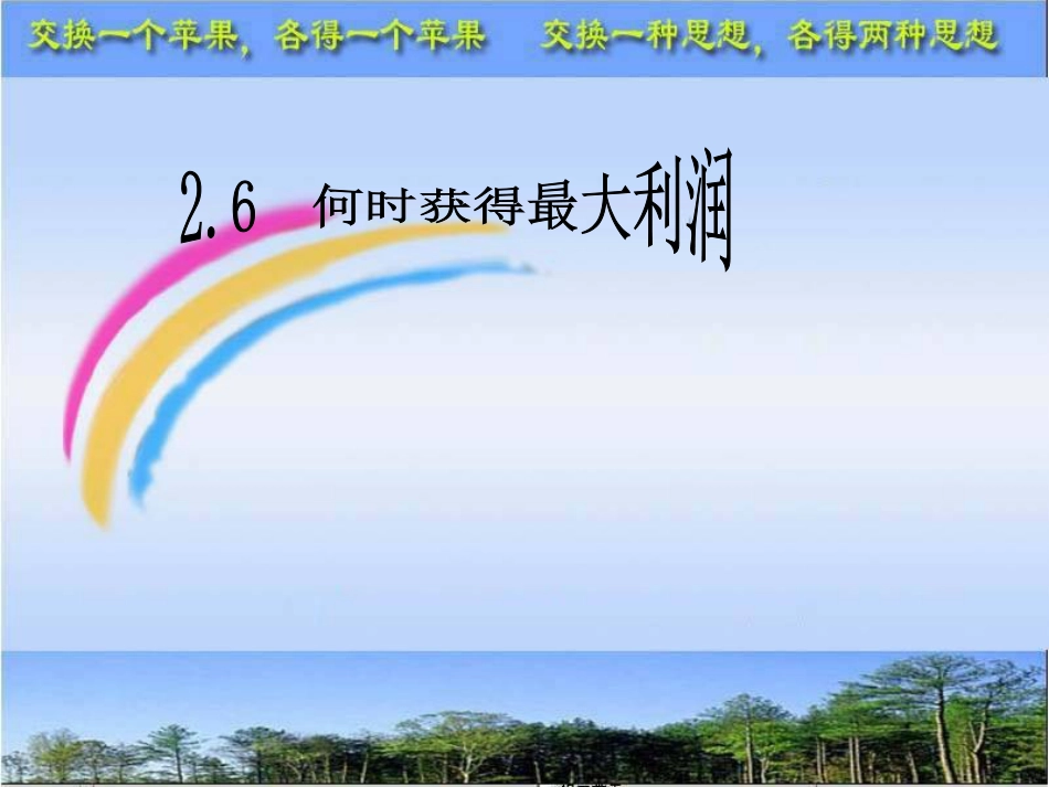 26何时获得最大利润_第1页