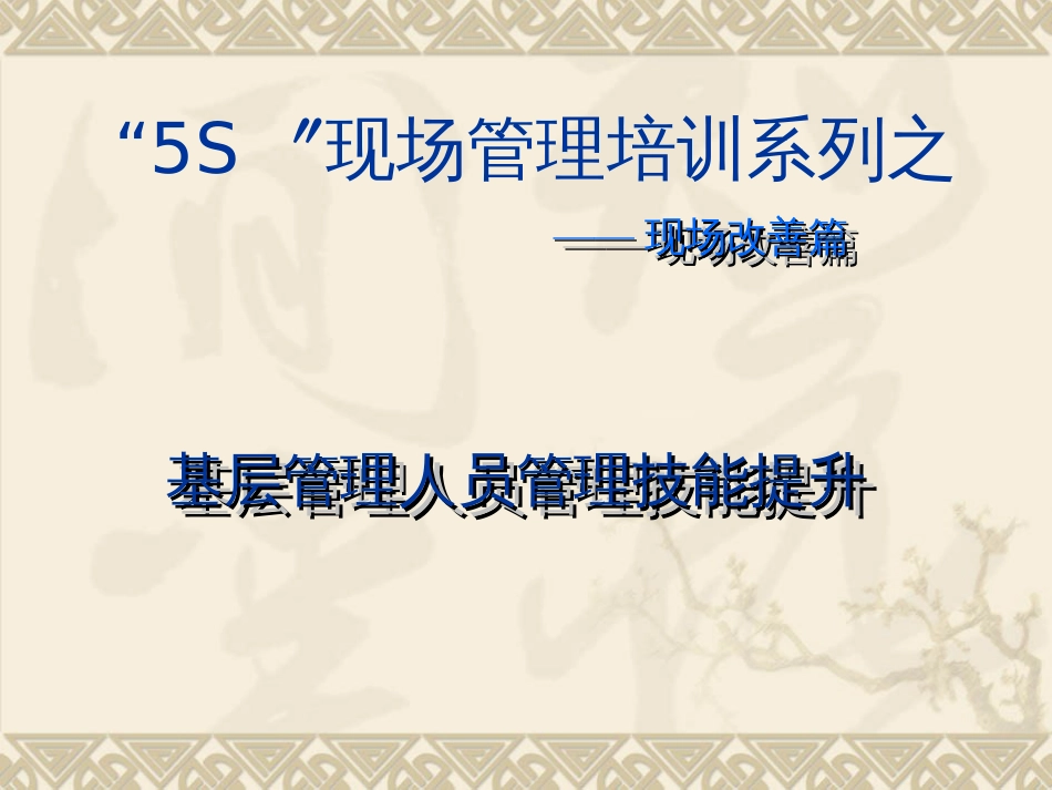 5s管理新教材_第1页