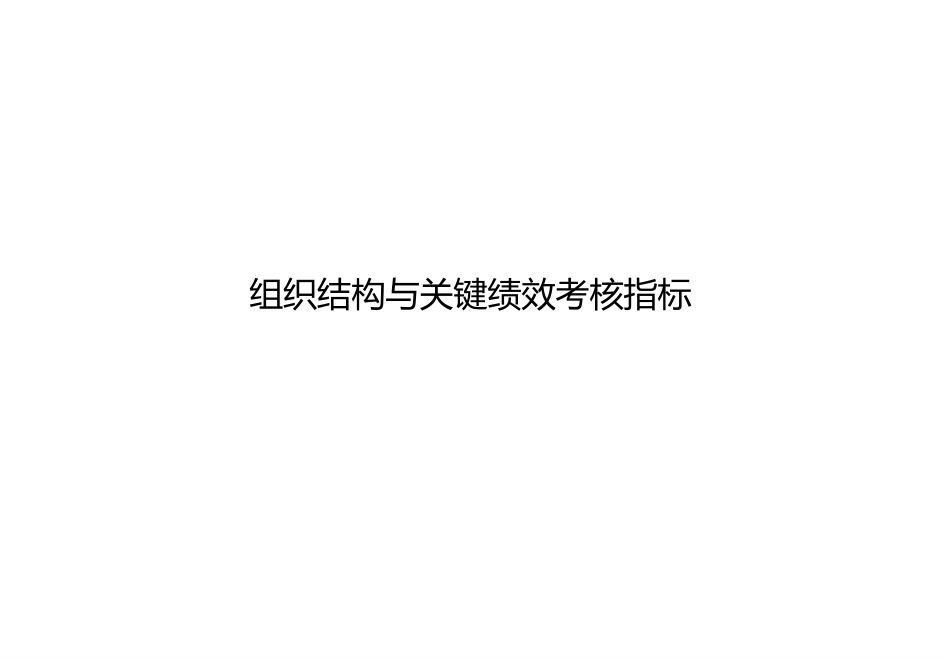 177波士顿咨询某大型集团组织结构于与关键绩效考核指_第1页