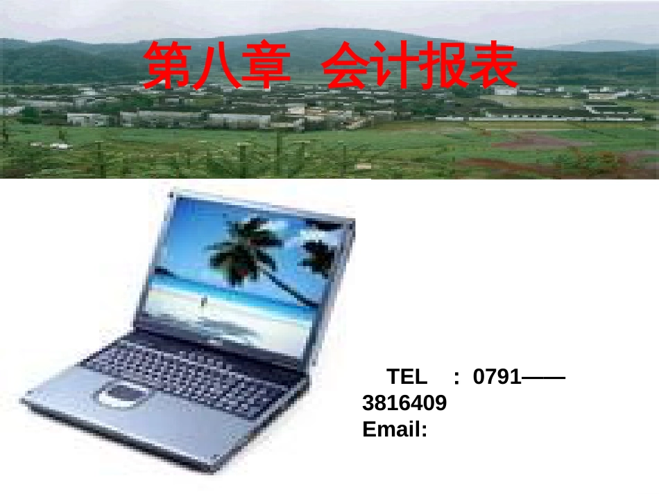 8第八章 会计报表_第1页