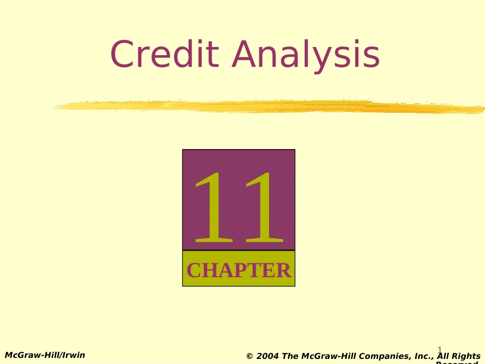 chap011CreditAnalysis(财务报表分析,台湾中兴大学)_第1页