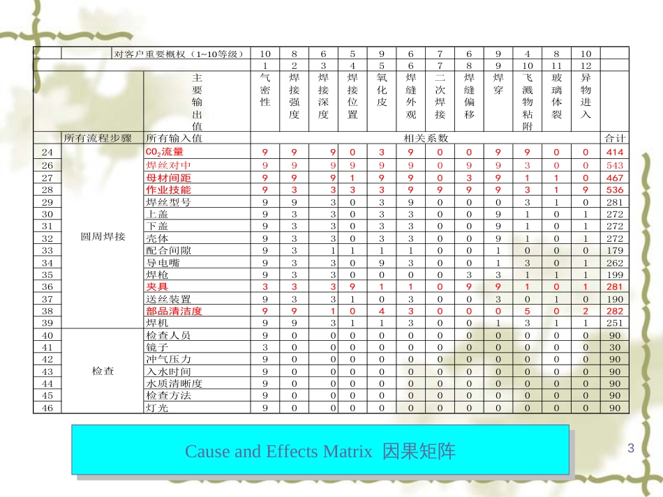 6西格玛因果矩阵_第3页