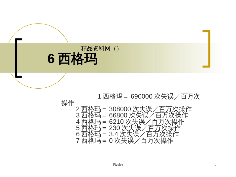 6西格玛入门培训_第1页