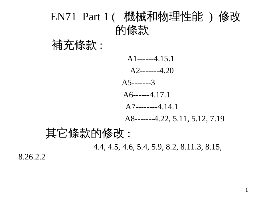 EN71Part1修改内容_第1页