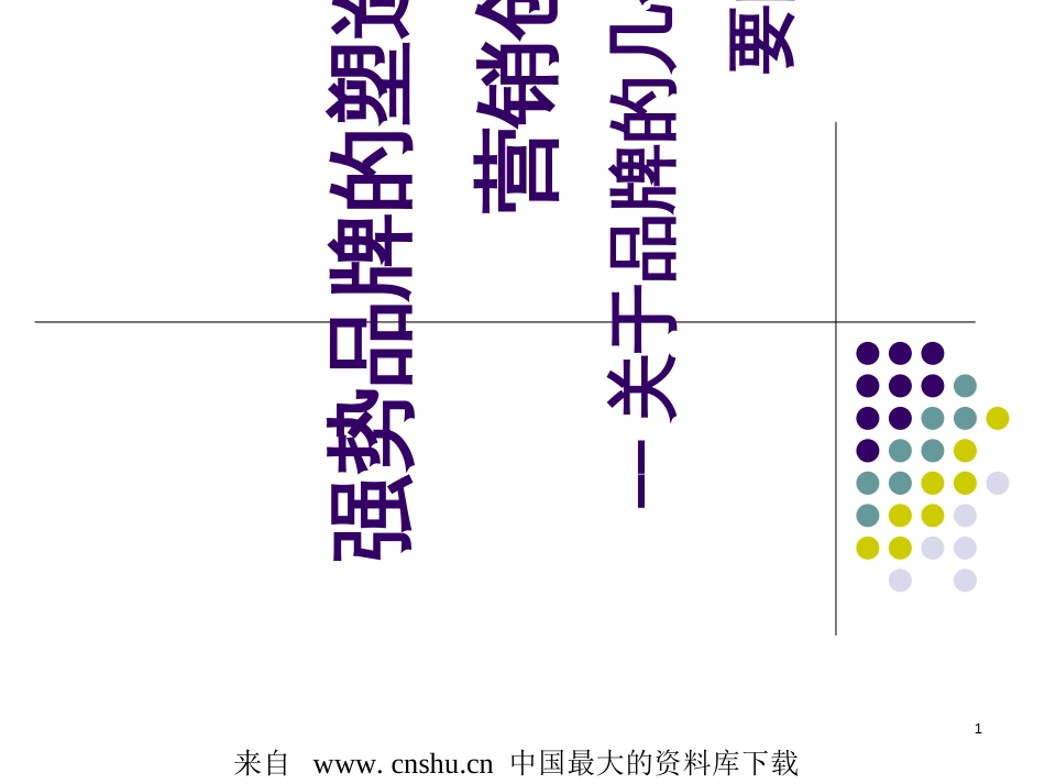 aad_强势品牌的塑造与营销创新--关于品牌的几个重要问题(ppt 79)_第1页