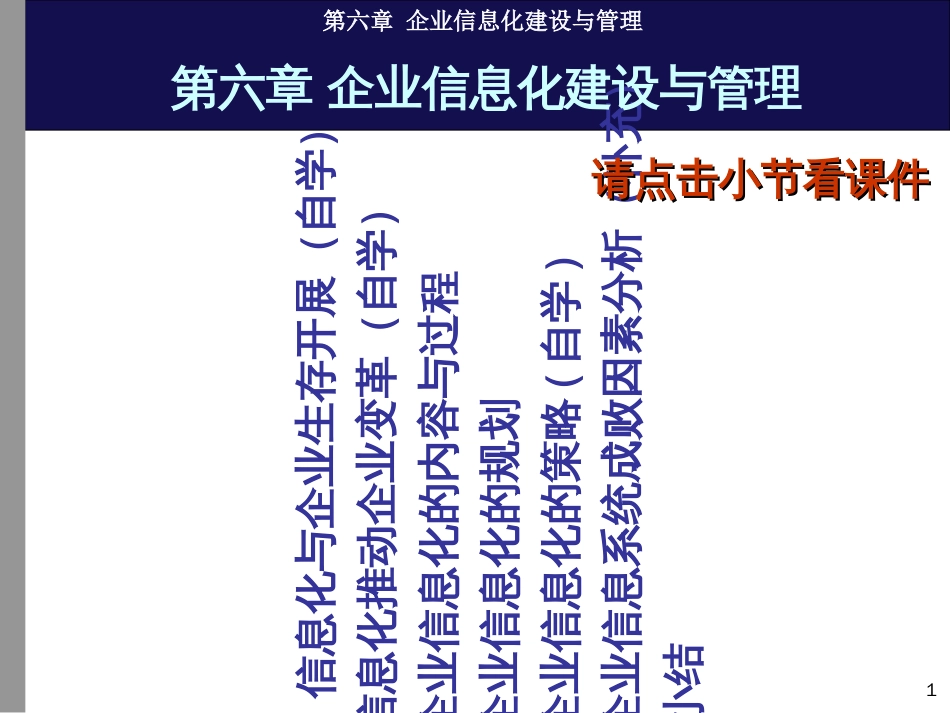 6企业信息化建设与管理_第1页