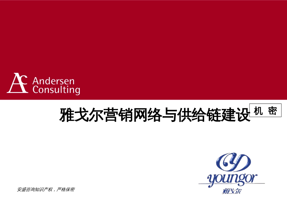 AC安盛咨询— 雅戈尔营销网络建设咨询报告_第1页