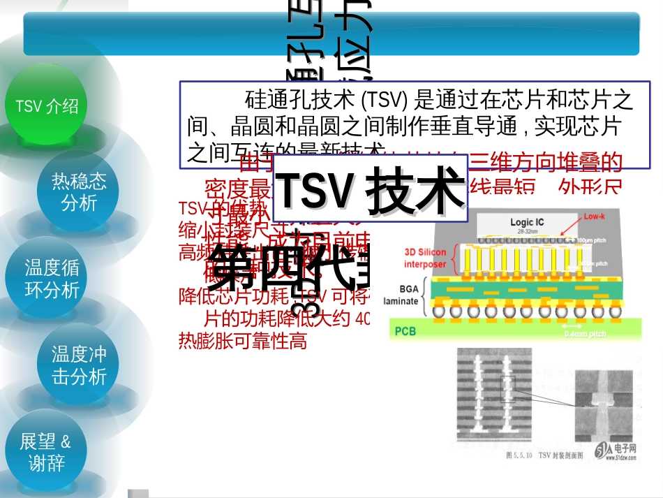 3D封装中硅通孔互连技术的热-机械应力分析_第3页