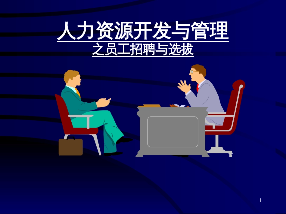 56_人力资源开发与管理之员工招聘与选拔(PPT164页)_第1页