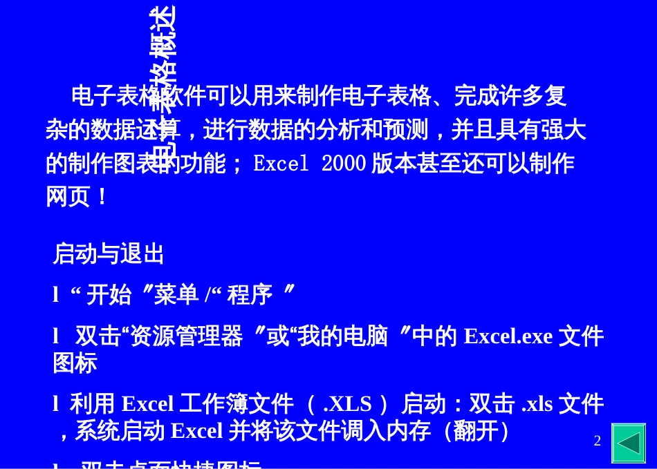 53电子表格软件-计算机文化基础_第2页