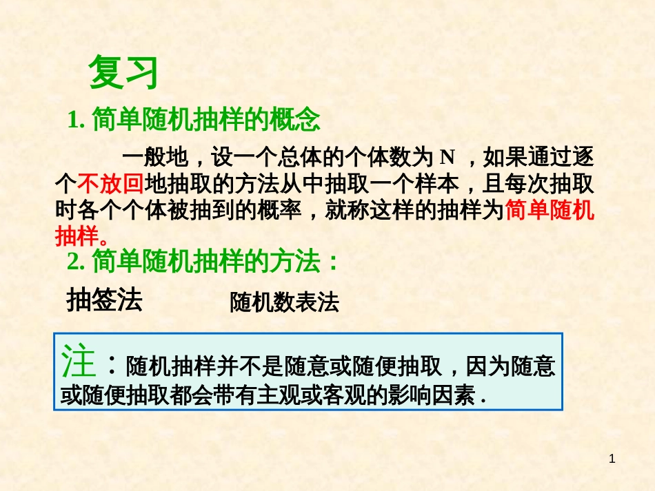 2简单随机抽样的方法_第1页