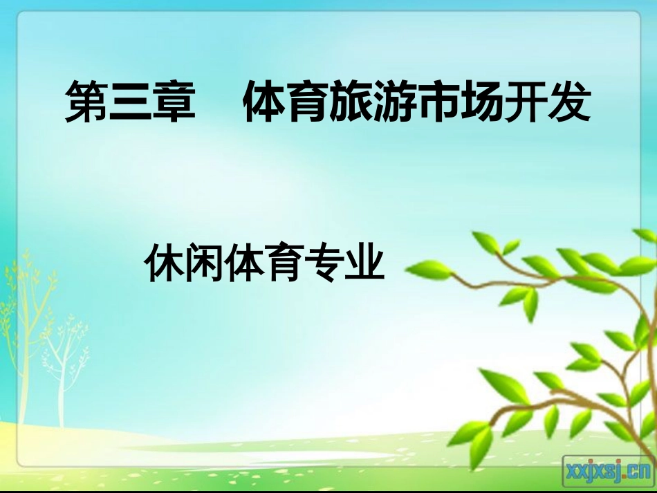 3体育旅游市场开发_第1页