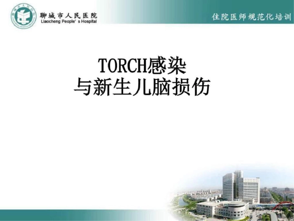 TORCH感染与新生儿脑损伤图文.ppt文档资料_第1页