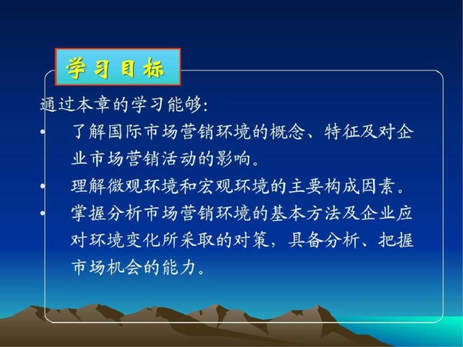 国际市场营销环境分析文档资料_第2页