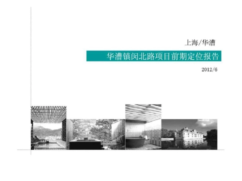 上海华漕镇闵北路项目前期定位报告文档资料_第1页