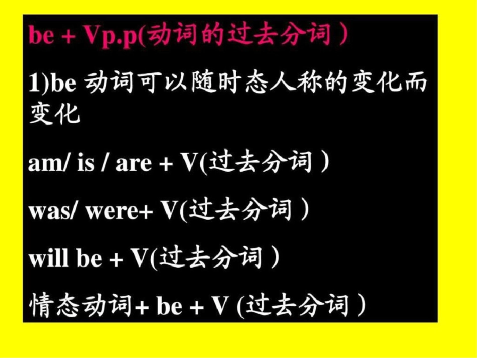 初中英语被动语态复习.ppt文档资料_第3页