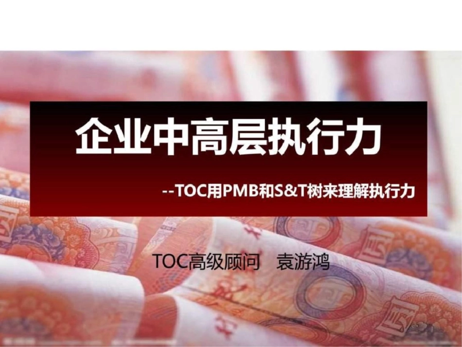 TOC执行力培训文档资料_第1页