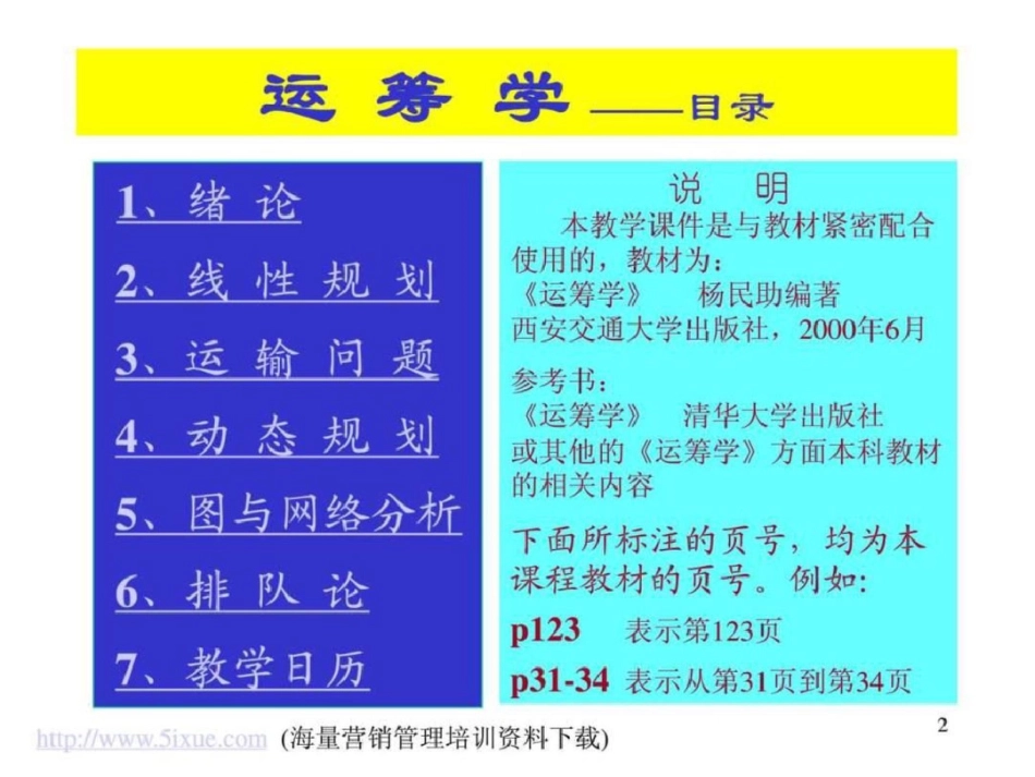 北京理工大学运筹学文档资料_第2页