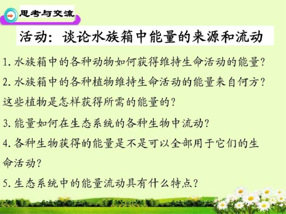 北师大版生物八年级下册23章3节生态系统的结构和功能二....ppt文档资料_第3页