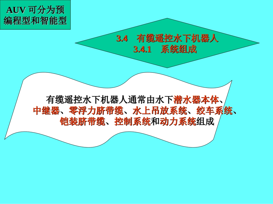 服务机器人的分类和应用——AUV可分为预编程型和智能型_第2页