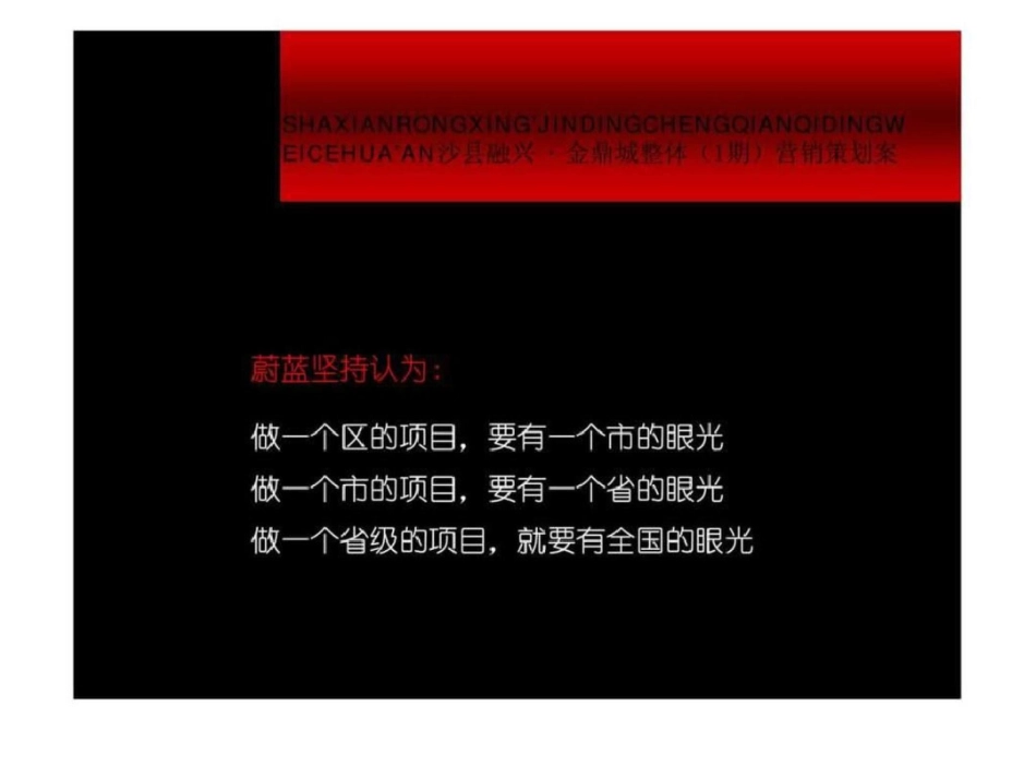 三明市沙县融兴金鼎城整体1期营销策划案文档资料_第3页